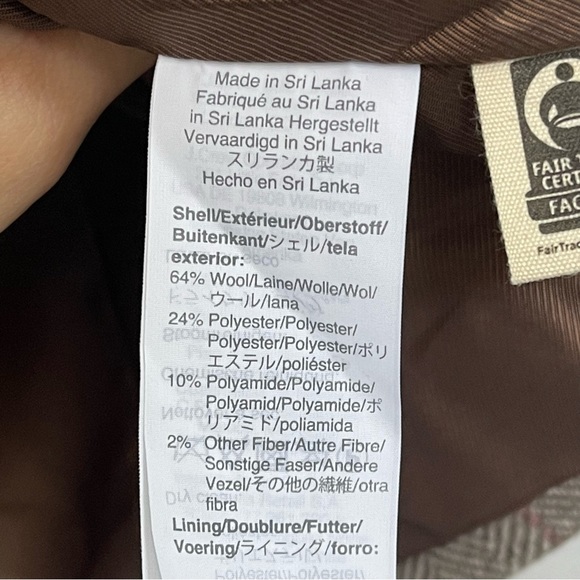 Madewell Larsen Blazer Brown Plaid Size Medium - Picture 6 of 6